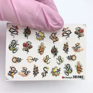 3D water decals (Snakes 3D382)