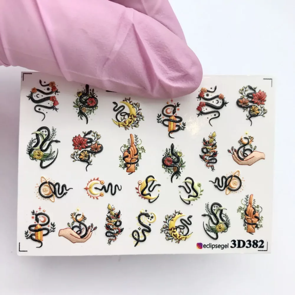 3D water decals (Snakes 3D382)