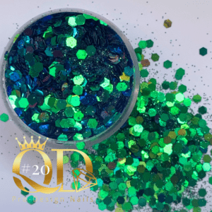 Probling Glitter #20 - WOW - Colourshift Mixed Sizes Flakes