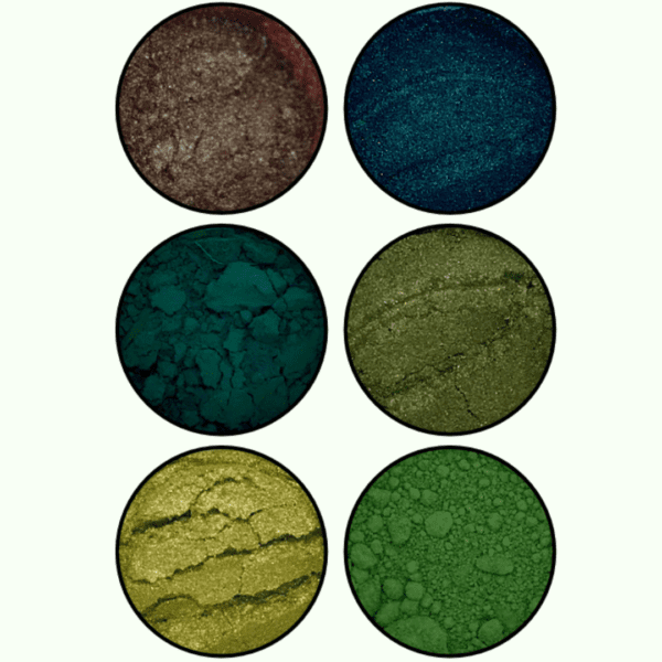 Green Pigment Set of 6 - Image 2