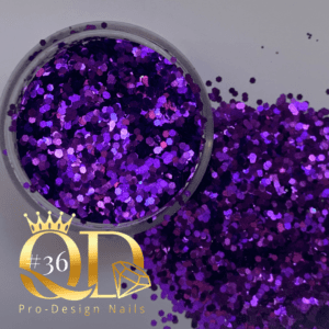 Probling Glitter #36 - Midnight - Violet Medium Flakes