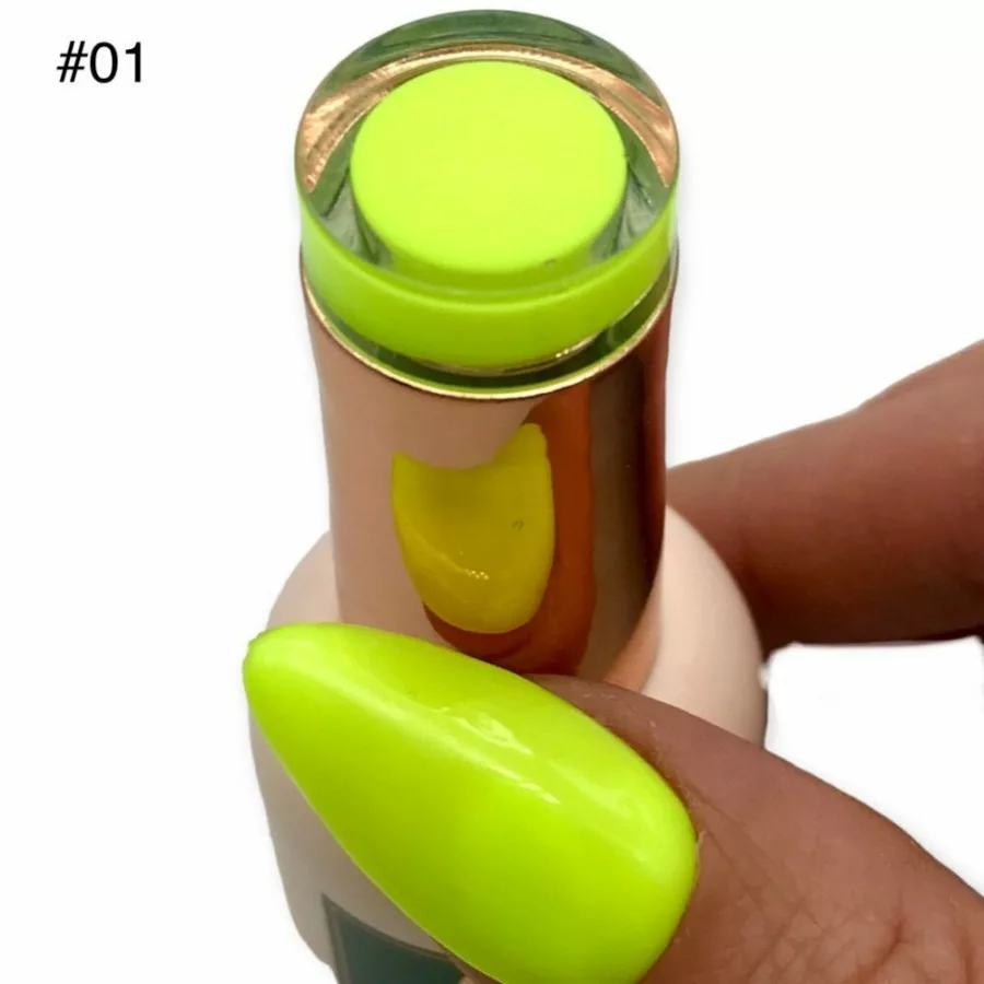 #N01 FoxProfi Neon UV/LED Rubber Base Gel