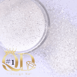 #01 Probling Glitter - Snowflake - White Small Flakes