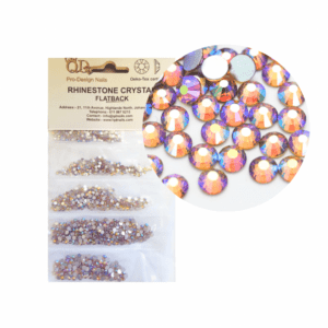 AB Topaz Mixed Rhinestones Pack 1700pcs