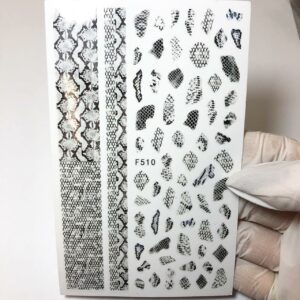 Nail stickers Snake Skin F510