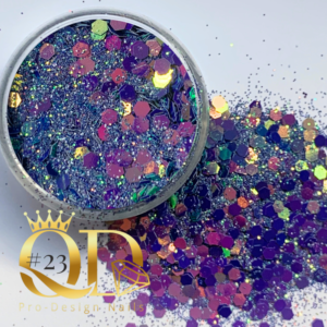 Probling Glitter #23 - Oh Yes - Colourshift Mixed Sizes Flakes