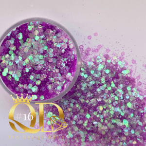 Probling Glitter #16 - Sweet Dreams - Purple Rainbow Mixed Sizes Flakes