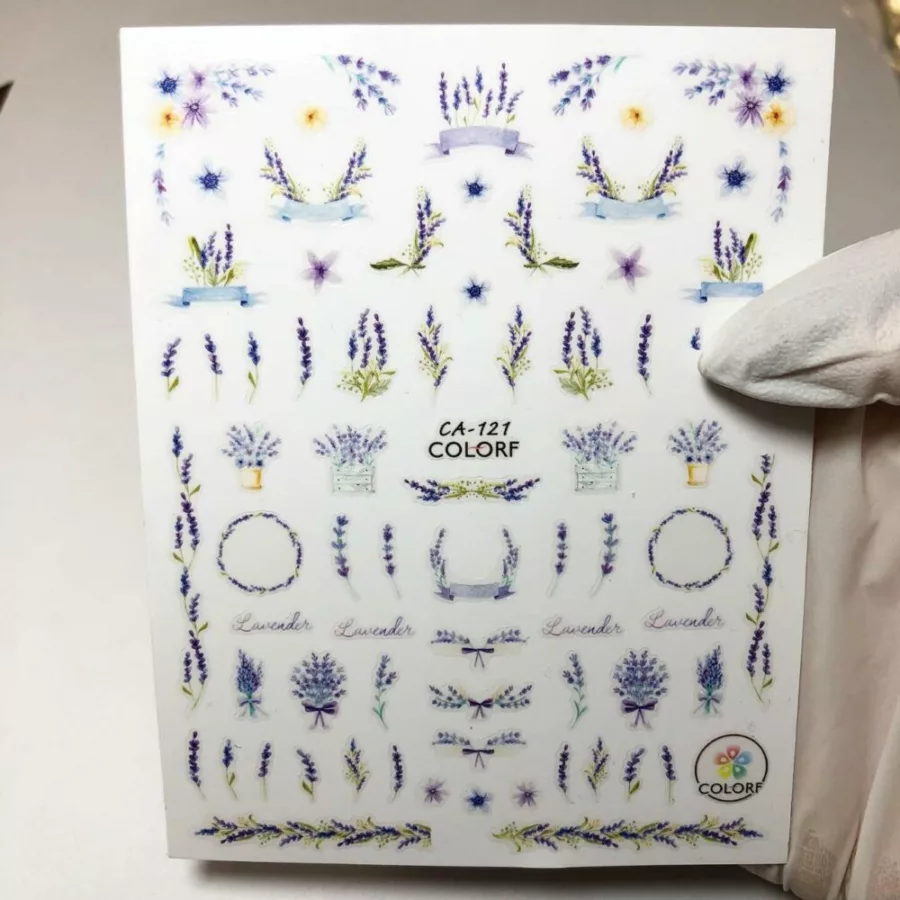 Nail stickers Flowers CA-121