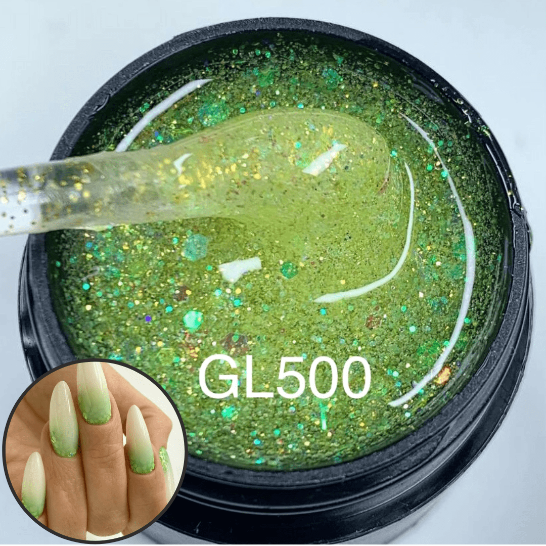 #500 FoxProfi Glitter Builder Gel