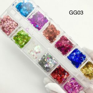 Nail art glitter box GG03