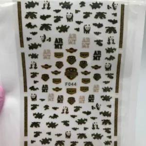 Nail stickers Panda F044