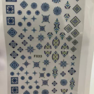Nail stickers Snowflakes F033
