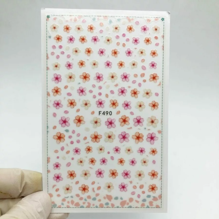 Nail stickers Flowers F490