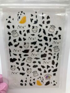 Nail stickers Cow R415