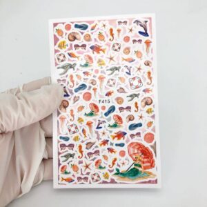 Nail stickers Sea Animals F415