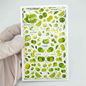 Nail stickers Lemon & Lime F409