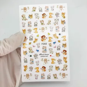 Nail stickers cats F202