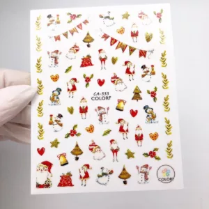 Nail stickers New year CA-333