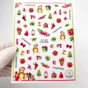 Nail stickers New year CA-334