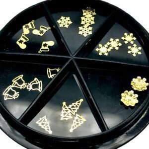 Gold Christmas Charms Set A