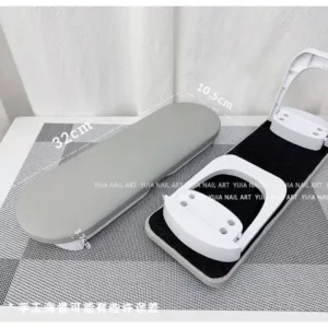 Grey Japanese Nail Hand Rest Pillow - Image 2