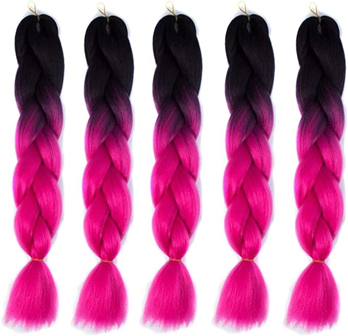 Ombre color jumbo braids M2 - Image 2