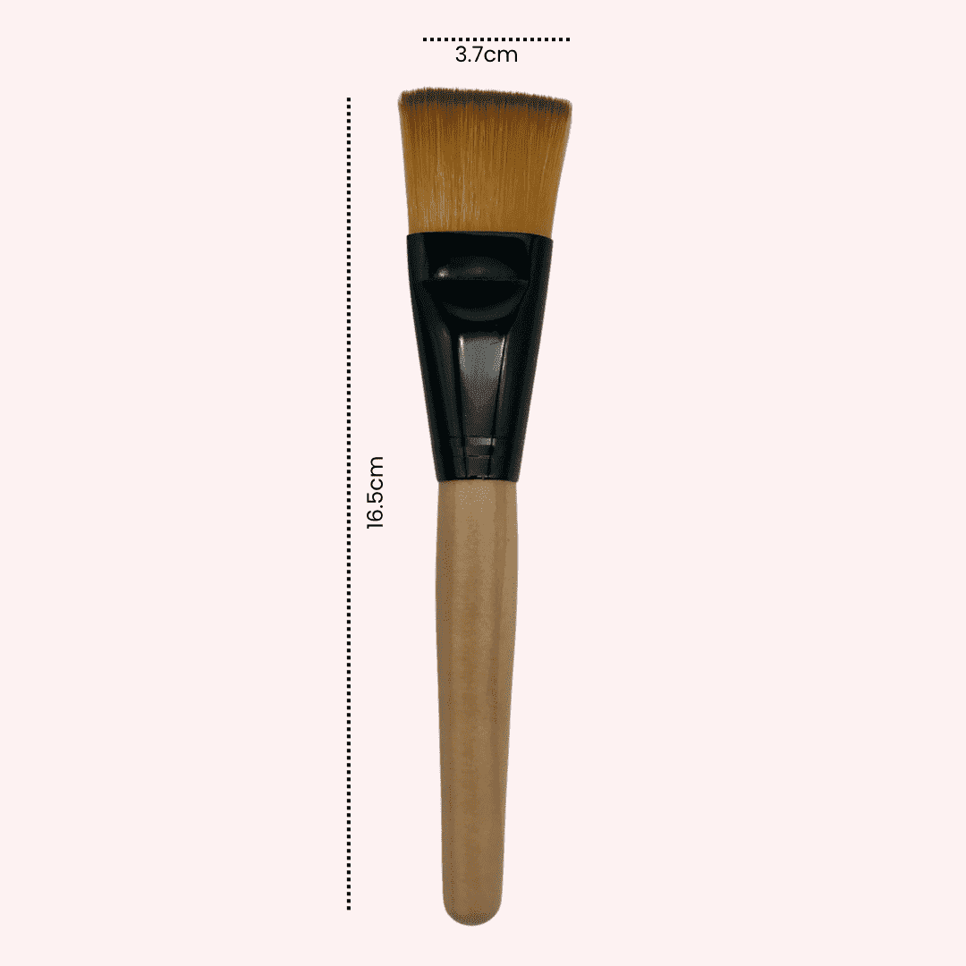 Flat Wooden Handle Makeup Brush