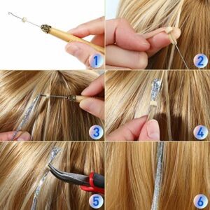 Silicon Micro Rings for Hair Extensions 50pcs - Image 2
