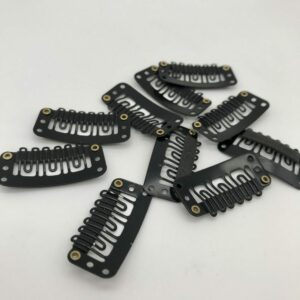 Black Hair Extension Clips 10pcs