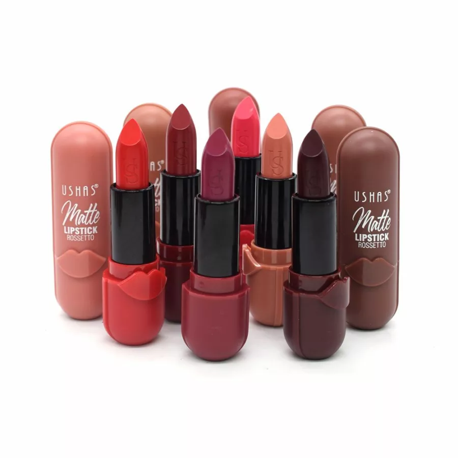 USHAS 3D Matte Lipstick - Rose Shades