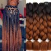 Ombre jumbo braids brown M22