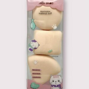 Marshmallow Makeup Puffy Sponge 3pcs