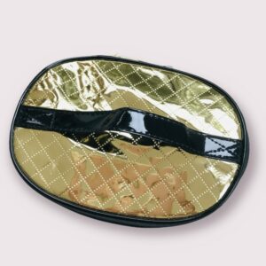 Gold Oval Makeup Bag - Image 3