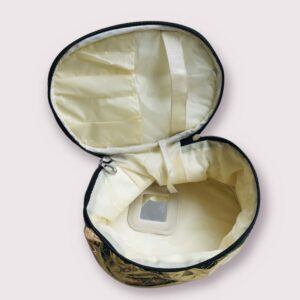 Gold Oval Makeup Bag - Image 2