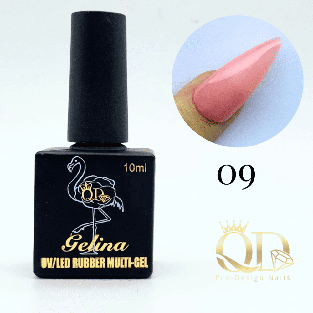 #09 Flamingo Rubber Multigel 10ml