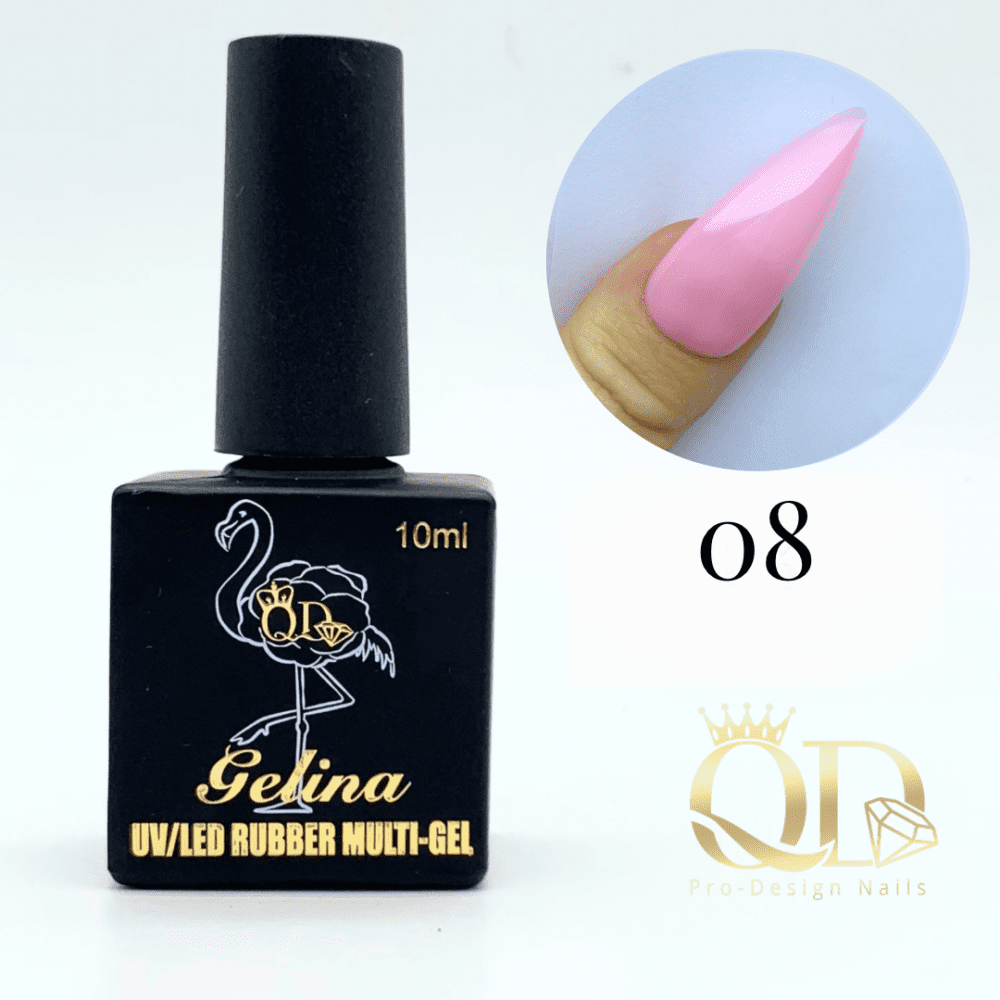 #08 Flamingo Rubber Multigel 10ml