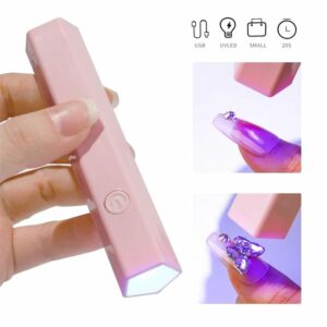 Pink Portable 3W UV/LED Torch