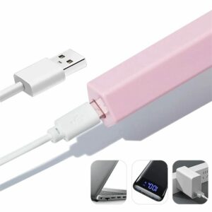 White Portable 3W UV/LED Torch - Image 2