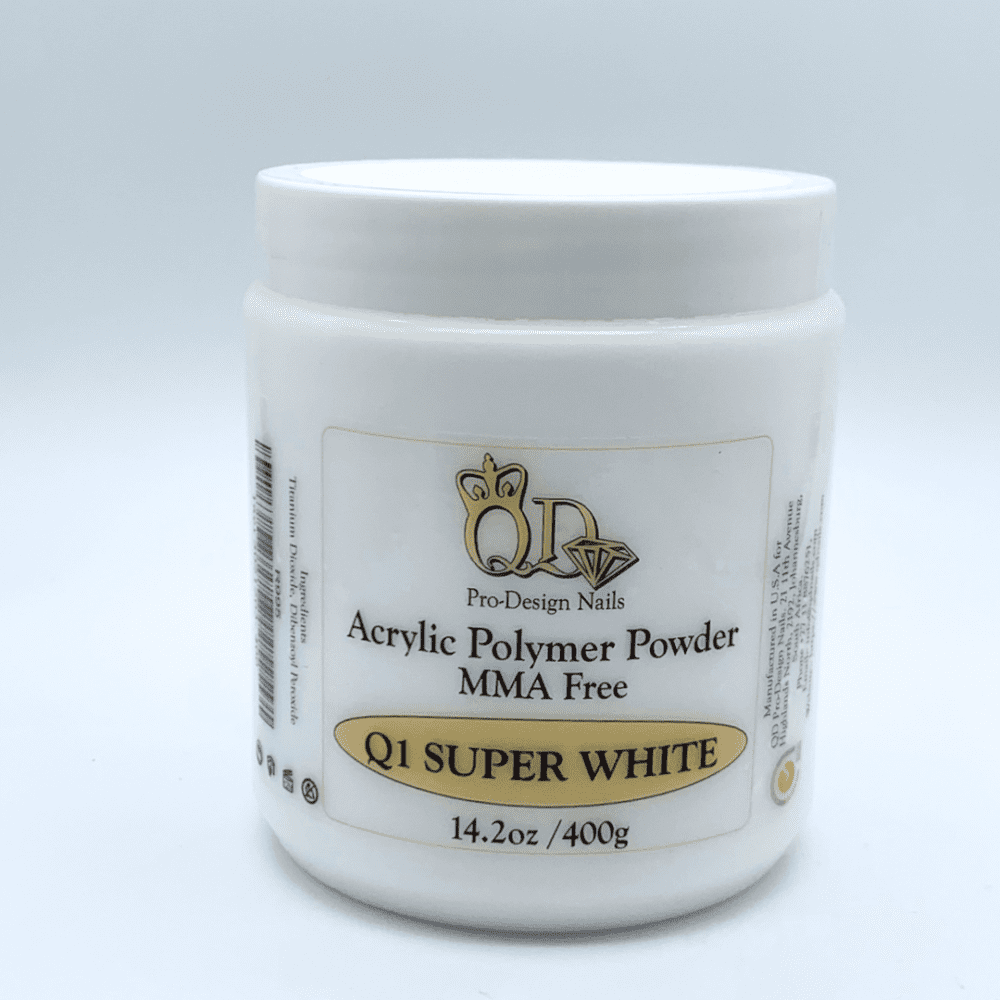 Q1 Acrylic Polymer Powder 400g - Super White