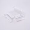Clear Small Nail Brushes 3pcs